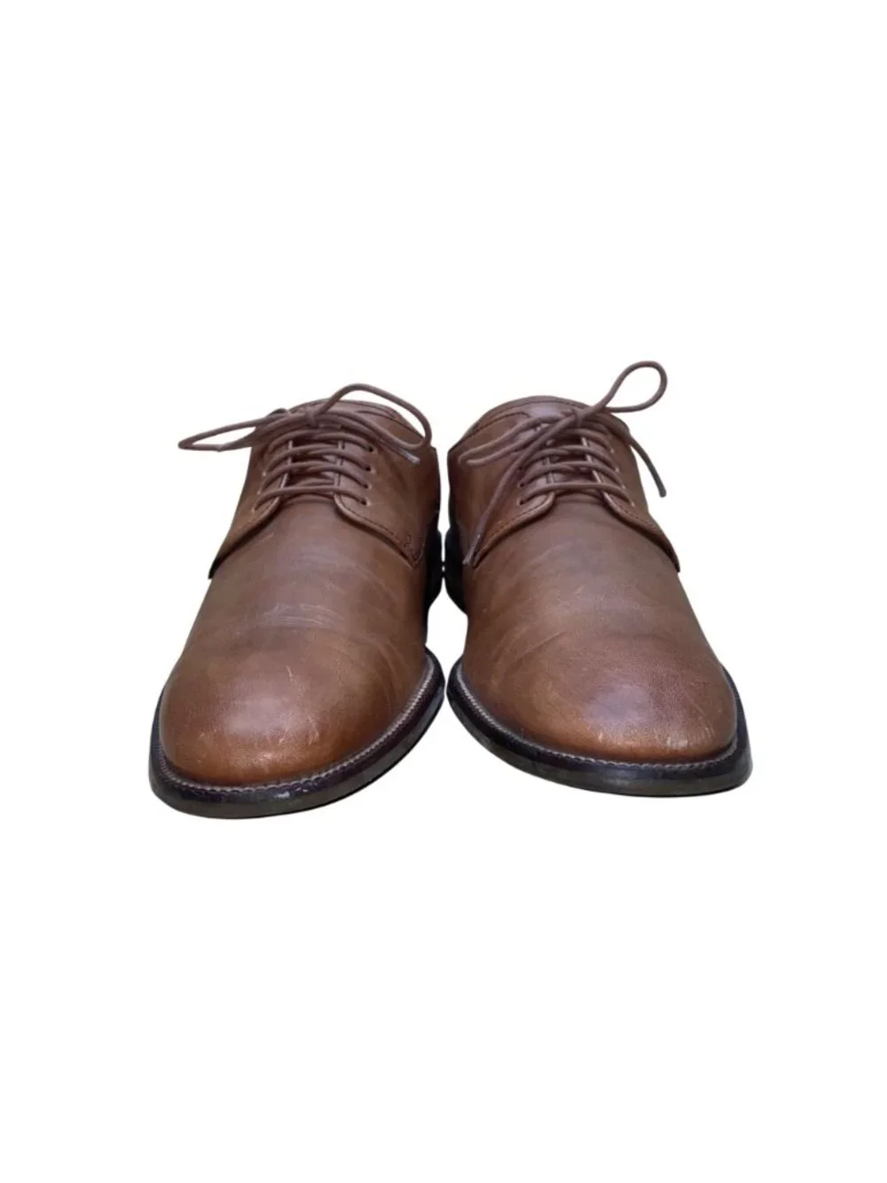 Cole Haan Men’s Brown Leather Plain Toe Williams Oxford Dress Shoes Size 8.5M